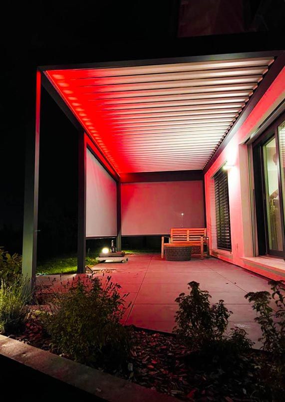 Pergola bioclimatique